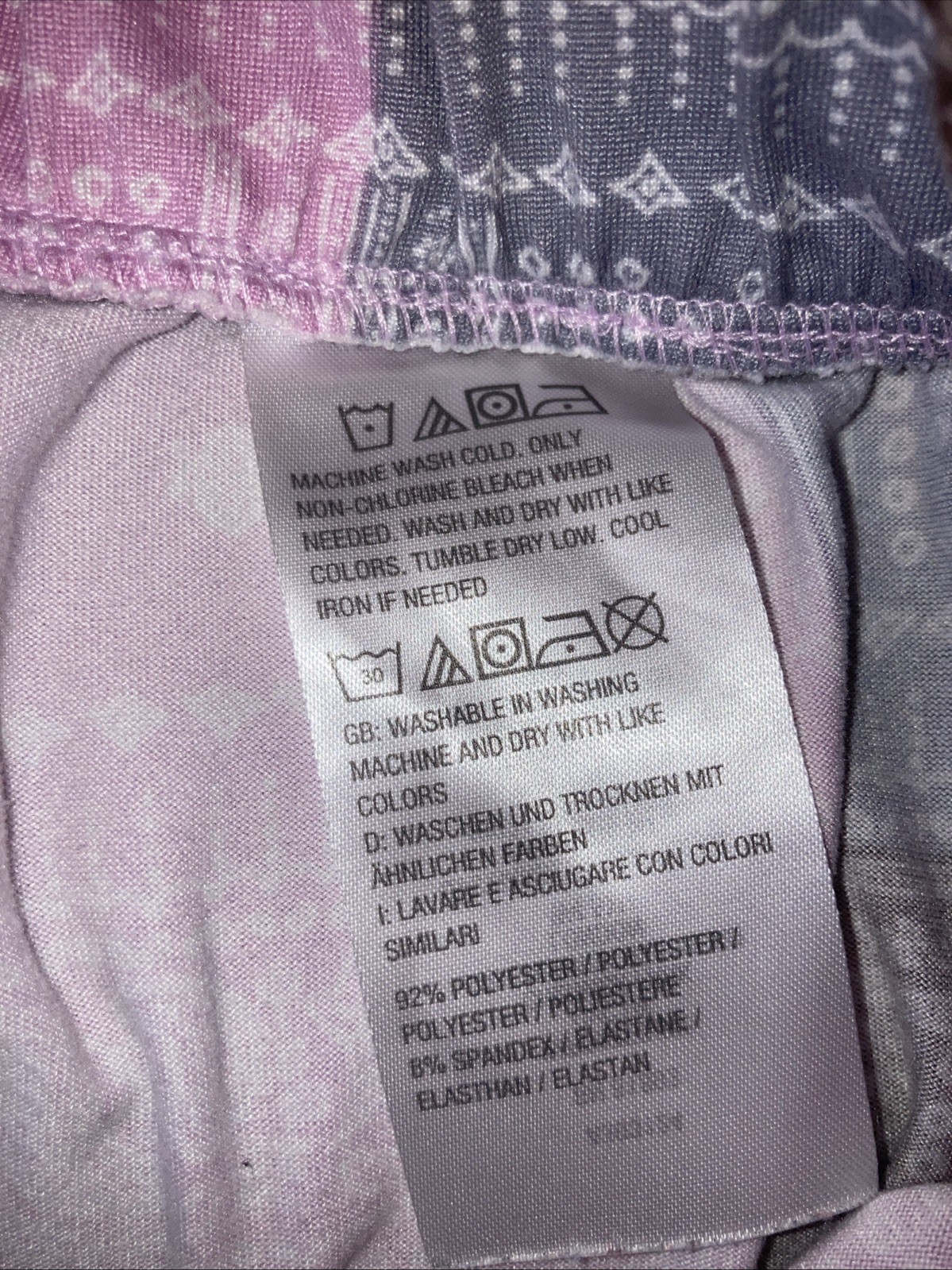 Women’s Any Body Patchwork Print Pattern Jogger P… - image 4