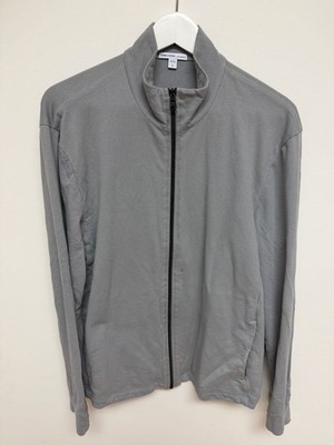 James Perse French Terry Zip Up - Silver Grey - Men's Size 3 (Large)