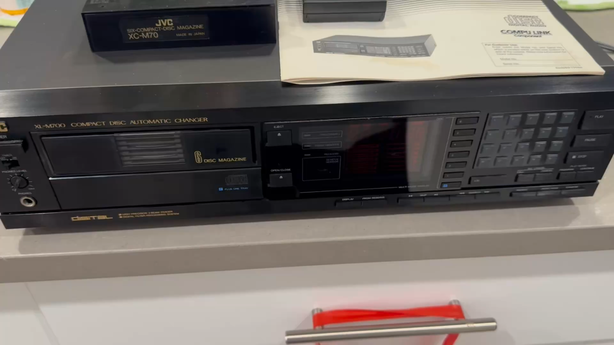 JVC XL-M700BK Compact Disc Changer /Manual/extra cartridge Read