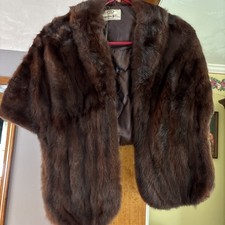Vintage 1950s Women's Mink Fur Wrap Stole