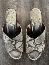 Donald Pliner Dani 8 1/2" Wedge Sandals in Excellent-Nearly New Used Condition