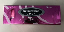 Set Of 3 New Bridgestone Golf Lady Precept Pink Golf Balls