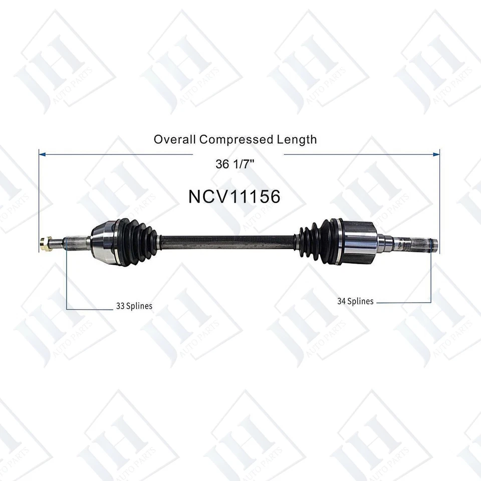 Par trasero OE LH RH CV eje eje para Ford Expedition Lincoln Navigator 2018-24 Foto 3 de 4