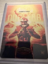 2023 Panini Plates & Patches  Nuclear Jahmyr Gibbs RARE SP RC  Detroit Lions