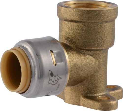 Sharkbite Max 1 2 Inch Drop Ear Brass Elbow Push To Connect Plumbing Fitting