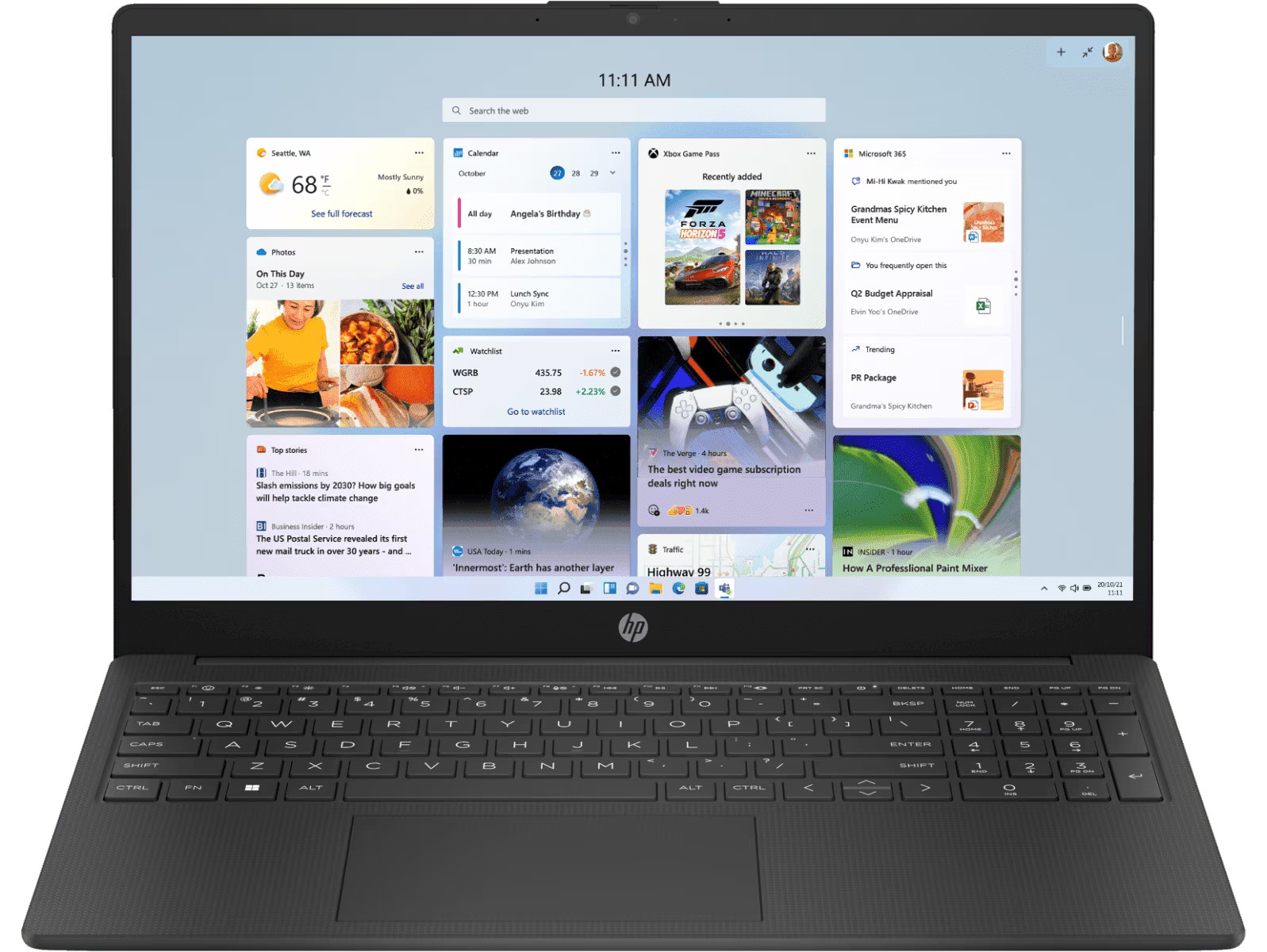 HP Laptop 15.6" FHD AMD 5 7535 32GB 256GB SSD, Jet Black