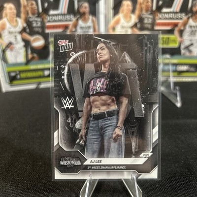 2026 Topps Now WWE AJ LEE #13 WrestleMania 42 Las Vegas  