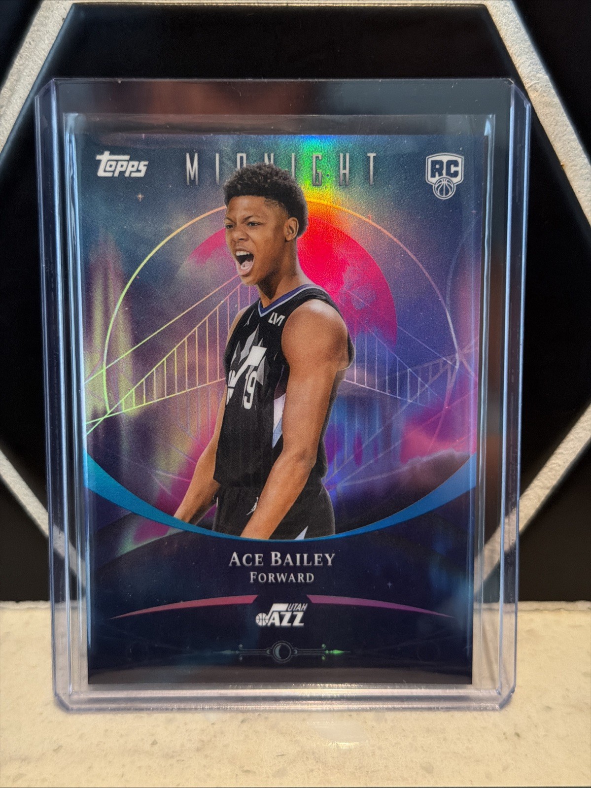 2025-26 Topps Midnight Rookie Ace Bailey #65 Utah Jazz NBA Basketball Card RC