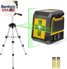 Laser-Level-With-Tripod, Green Cross Line Laser with Tripod Self-Leveling, Lazer