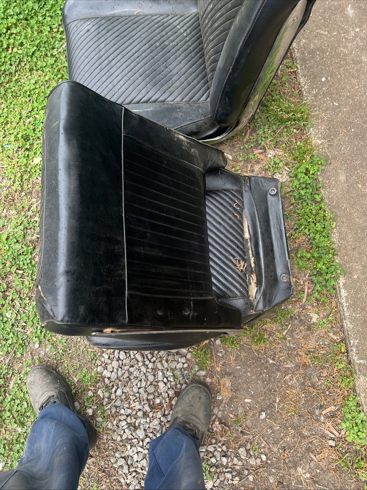 1965 Pontiac GTO power Bucket Seats and Convertible Back Seat rear seat ...