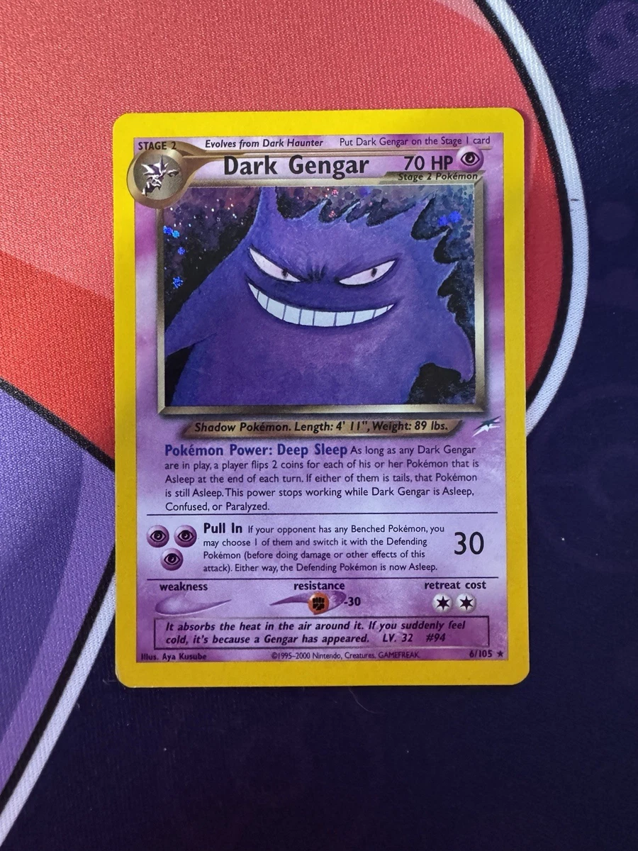 Darkness Gengar Pokémon TCG Neo Destiny Individual Collectible