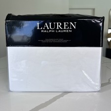 Lauren Ralph Lauren MYA Full Queen Duvet Cover Floral White 100 Cotton NWT 430