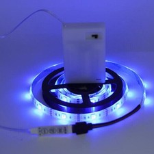 Battery Powered 5050 Smd Rgb Led Strip Lights Flexible Waterproof Remote Control
