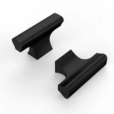 10 Pack 2 Inch Matte Black Cabinet Knobs - Kitchen & Drawer Hardware