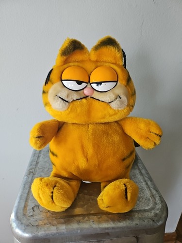 Vintage großes 14 Zoll Garfield Plüschtier 1978 1981 Original Fun Farm Syndicate Vintage