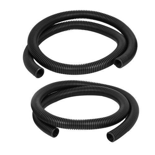 Il PVC Ha Ondulato Il Tubo Flessibile E Quattro Tubi Grigi Per La Stenditura Del Cabl Elettrico Image39837276