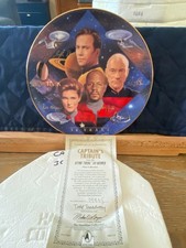 Hamilton Collection Star Trek Second in Command 30 Years Autopen Signature Plate