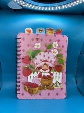 Strawberry Shortcake Spiral Notebook 4 Tab Journal 7 x 9 in " Wildbrain NEW!