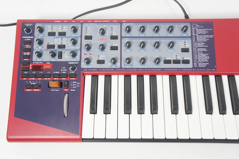 Clavia Nord Lead 2X Analog Modeling Synthesizer Keyboard 100-240V - Image 3 of 4