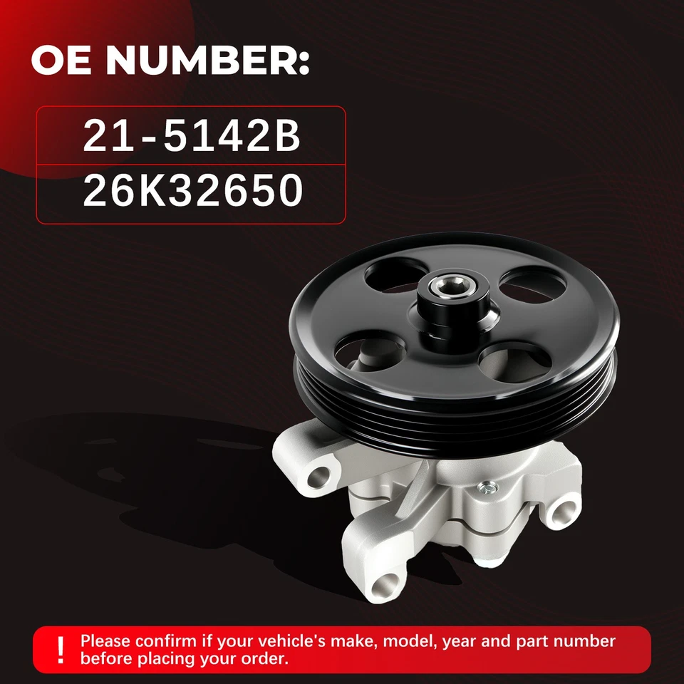 Power Steering Pump For Mazda Protege 1999-2003 1.6L Protege5 2002-2003 2.0L - Imagem 3 de 4