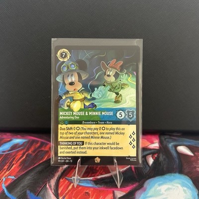 Disney Lorcana TCG Mickey & Minnie - Adventuring Duo 99/207 DE