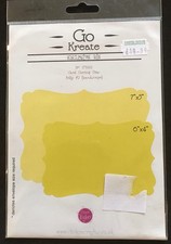 Go Kreate nesting labels frames Frilly #2 Landscape metal cutting craft die set