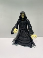 Hasbro Star Wars Emperor Palpatine rotierender Kopf Actionfigur Spielzeug 2005 lose