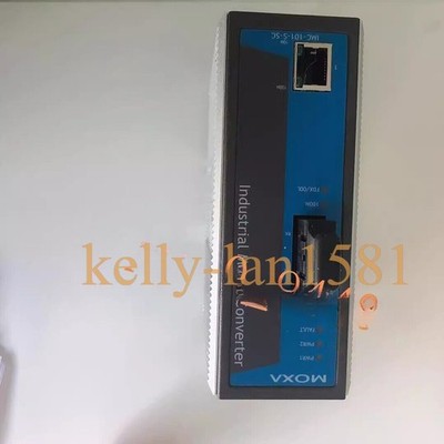 1PC MOXA MC-101-S-SC V2.3 Single Mode Industrial Grade Optoelectronic Converter 