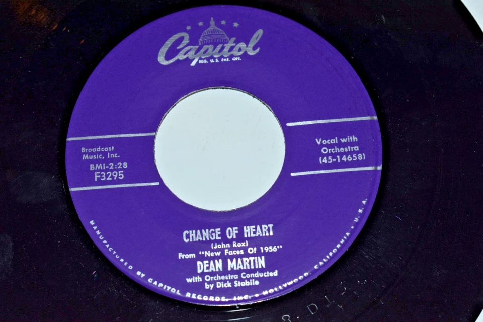 2 Dean Martin 45 rpms - Memories Are Made of This/I Know I Can't Forget.. EX+ 3 Foto 3 de 4