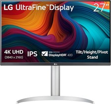 LG 27UP650K-W 27-inch Ultrafine 4K UHD 3840 x 2160 IPS Computer Monitor 60Hz