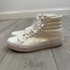 Vans Sk8-Hi True White High Top Sneakers VN000D5IW00 Mens 6.5 Womens 8
