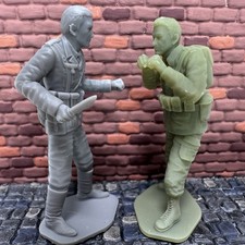 World War 2 American German Hand Combat Set 2 Toy Soldier 3D Resin 1/32 Figures
