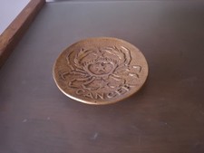 VIDE POCHE EN BRONZE SIGNE ASTROLOGIQUE , MAX LE VERRIER