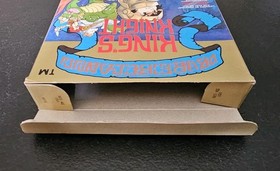 King's Knight (Nintendo NES) cartridge w/ Box, sleeve, manual, foam 