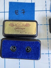 Vintage W Germany GLASAUGEN 12mm Lavender Glass Doll Eyes Pair NOS Dollmaking