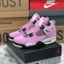 Nike Air Jordan 4 "Orchid" Mid Top Retro Women's and Men's Basketball Shoes