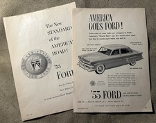 1953 Ford Print Advertisement 1953 Ford Print Advertisement