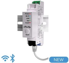 Shelly Pro EM 50A - Contatore energ. intel. DIN + 2 pinze50A