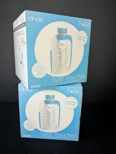 Kiinde Twist Pouches Breast Milk Storage Pouches (2) 40 Packs Leak Proof FS