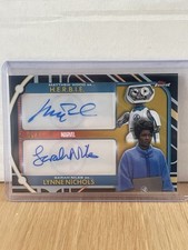 Topps Finest Fantastic Four Dual Autograph HERBIE and Lynne Nichols 06/10