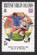 1994 British Virgin Island SC#  803 - Soccer - Used