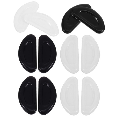 6 pares de almohadillas antideslizantes para la nariz suministros para gafas de repuesto - Imagen 8 de 12