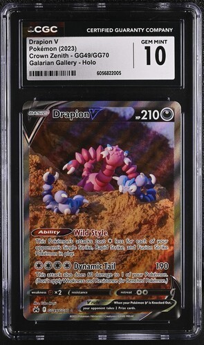 Drapion V graded CGC 10 for sale on eBay