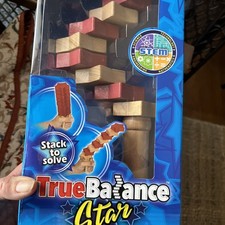 TRUE BALANCE STAR Handheld Wooden Coordination Toy STEM Motor Skills Fidget NEW