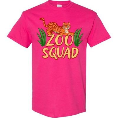 Inktastic Zoo Squad T-Shirt Tiger Tigers Zoos Animal Crew Trip Group Love Stripe