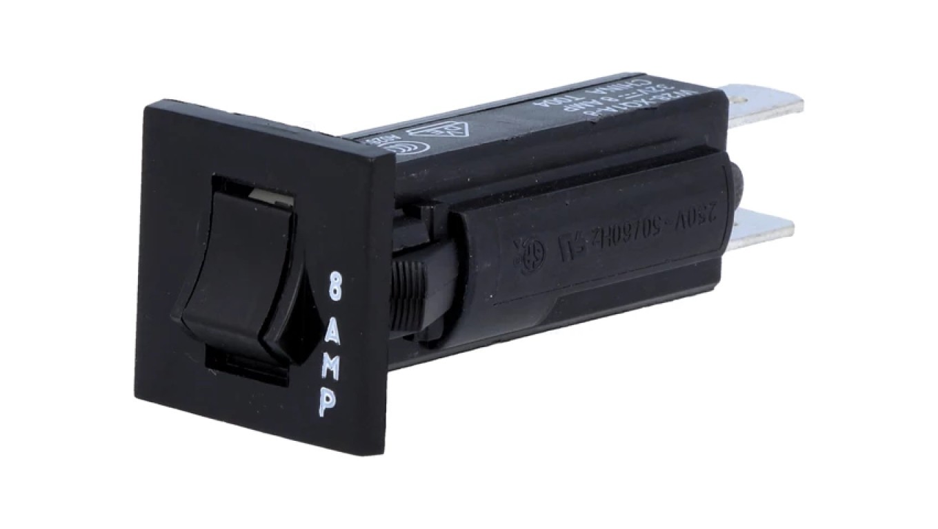 250VAC 32VDC 8A SPST-NC Overcurrent Switch 1 Pole 4-1393250-1