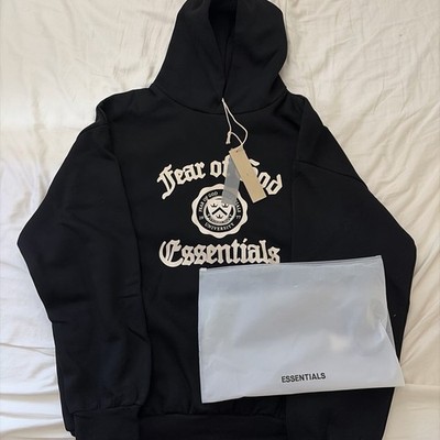 Fear of God Essentials University Hoodie Men s Size XL  