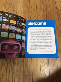 Vtg 1987 NES Official Nintendo Player's Guide w/ Sticker Sheet Stadium Events