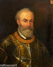 Oil Painting repro Jean de la Valette  20"x24"