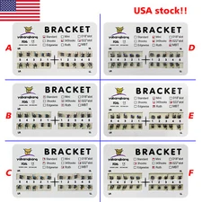 Dental Orthodontic Brackets Braces Mini/Standard Roth/MBT 022 Hooks 3/345 MX